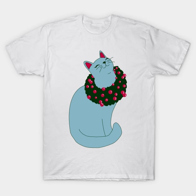 Miss Christmas Kitty T-Shirt by missmann